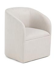 23x30 Kai Caster Rolling Wheel Anywhere Chair | TJ Maxx