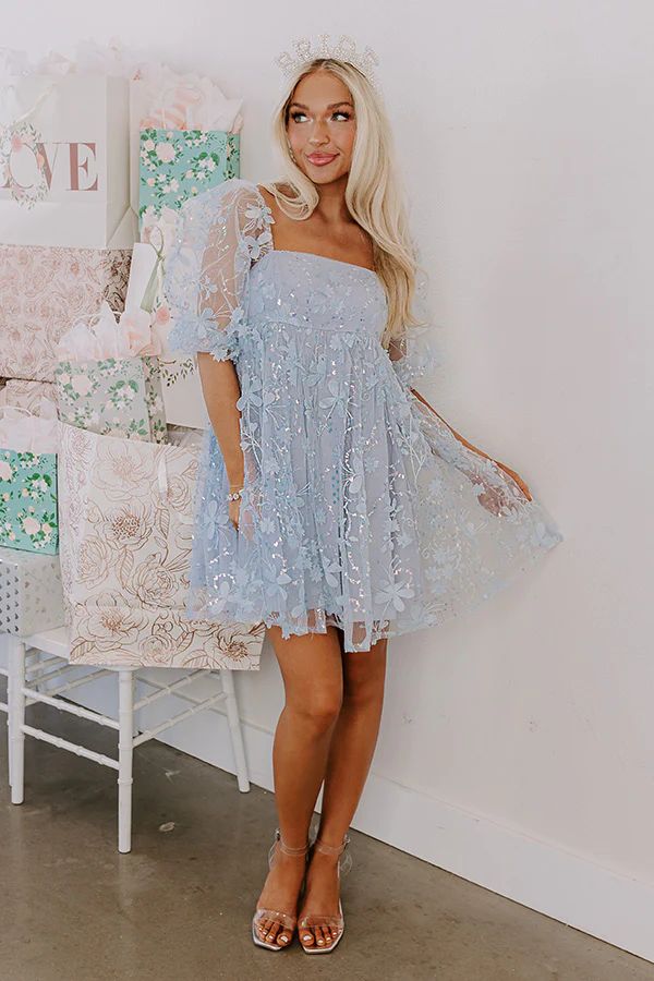 Southern Beauty Floral Babydoll Mini Dress | Impressions Online Boutique