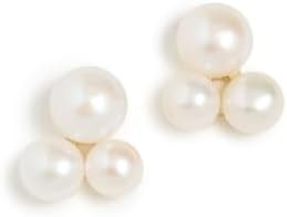 SHASHI Women's Triple Pearl Drop Earrings | Amazon (US)