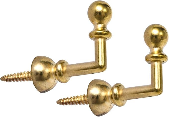 Heavy Duty Decorative Coat Hook Curtain Holdbacks Curtain Tiebacks Great for Wall Mounted Hook Ra... | Amazon (US)