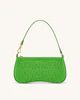 Eva Shoulder Handbag - Grass Green Ostrich | JW PEI US