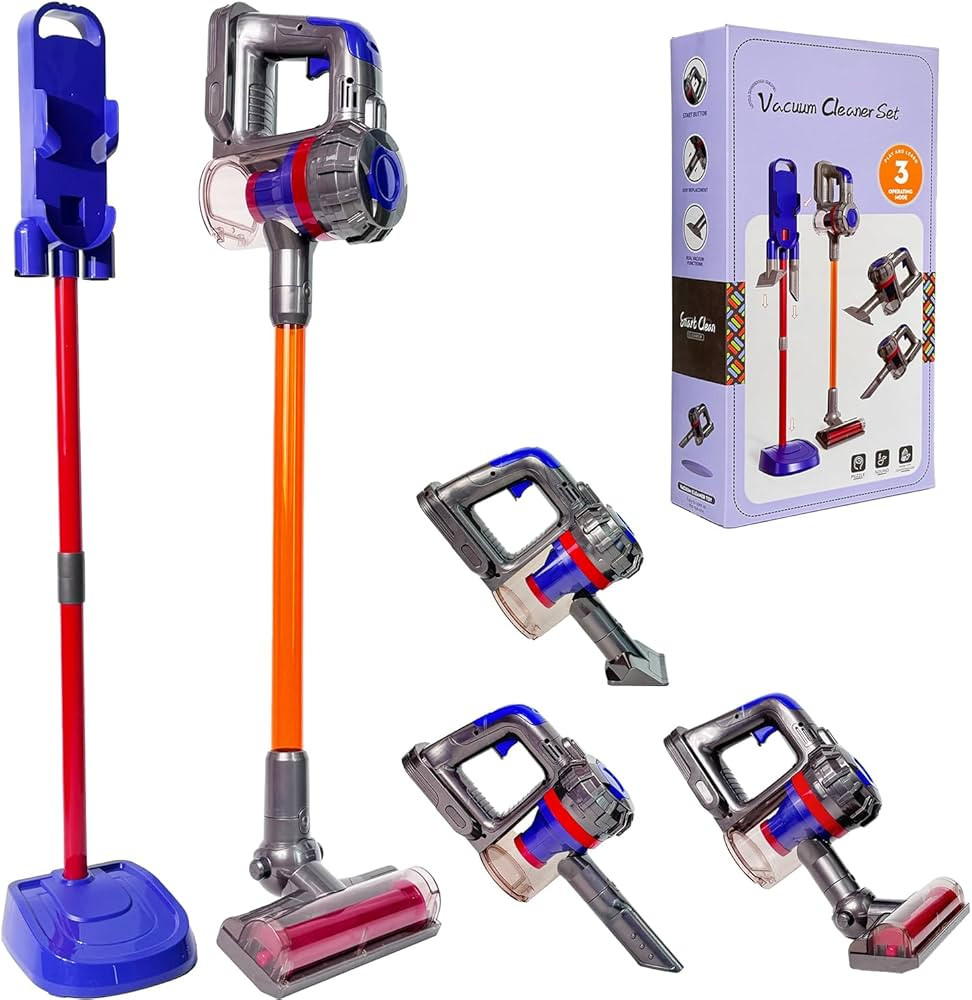 Yocool 3 in 1 Kids Vacuum That Really Works, Toddler Toy Vacuum Cleaning Set for Children Aged 3+... | Amazon (US)