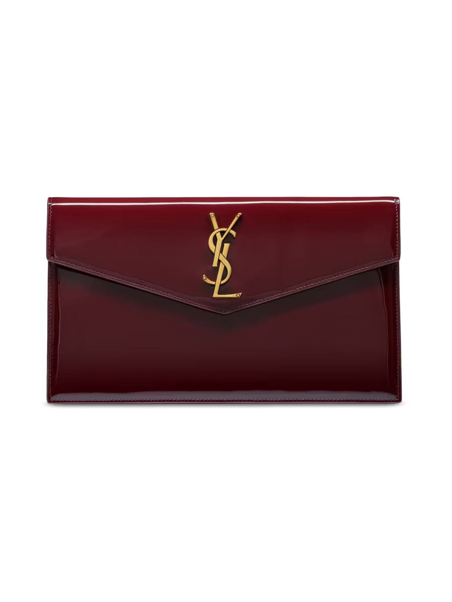 Uptown Pouch in Patent Leather | Saks Fifth Avenue