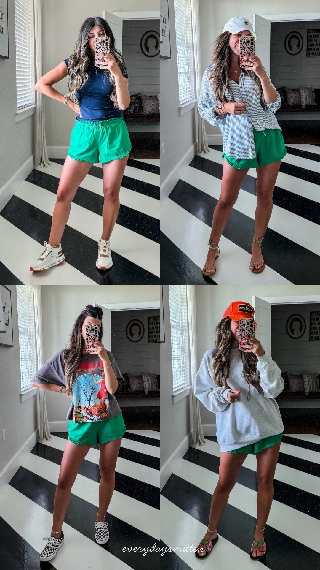 Ways to style track shorts! 
Ruffle track shorts on sale - size up if between

Workout fit | gym outfit | teacher outfit | teacher style | affordable outfit | everyday outfit | everyday style | work outfit | casual workwear | working mom style | mom outfit | outfit inspiration | outfit ideas | affordable fashion | casual chic | neutral outfit | comfortable outfit | outfit formula | closet staples | capsule wardrobe | closet remix | everyday basics | repeat outfit | wear it again | Walmart fashion | Amazon fashion | Target style | Old Navy style | Aerie style | budget fashion | under $50 outfit | looks for less | coffee run outfit | weekend outfit | errand outfit | date night outfit | travel outfit | airport outfit | brunch outfit | everyday fashion | working woman wardrobe | shop my look

#LTKdayinmylife #LTKootd #LTKmomlife