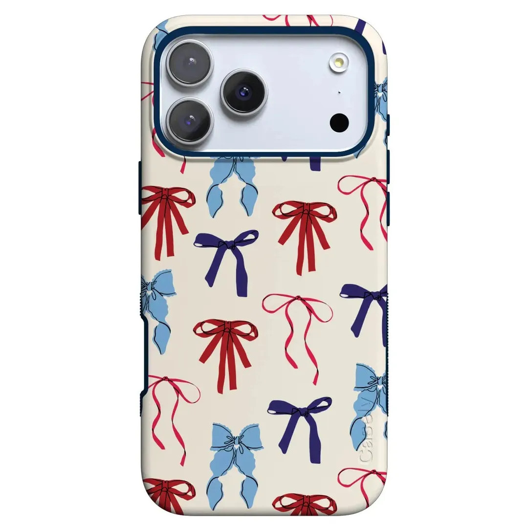 American Girlie   Red White & Blue Bows Case | CASELY