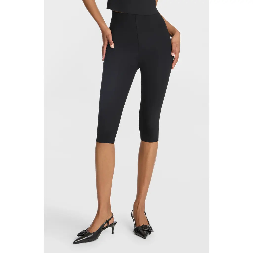 Commando Neoprene Capri Leggings in Black at Nordstrom, Size X-Small | Nordstrom