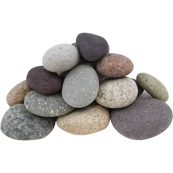 Rain Forest 0.4 cu ft Multicolor Decorative rock (0.5 - 3-in) | Lowe's