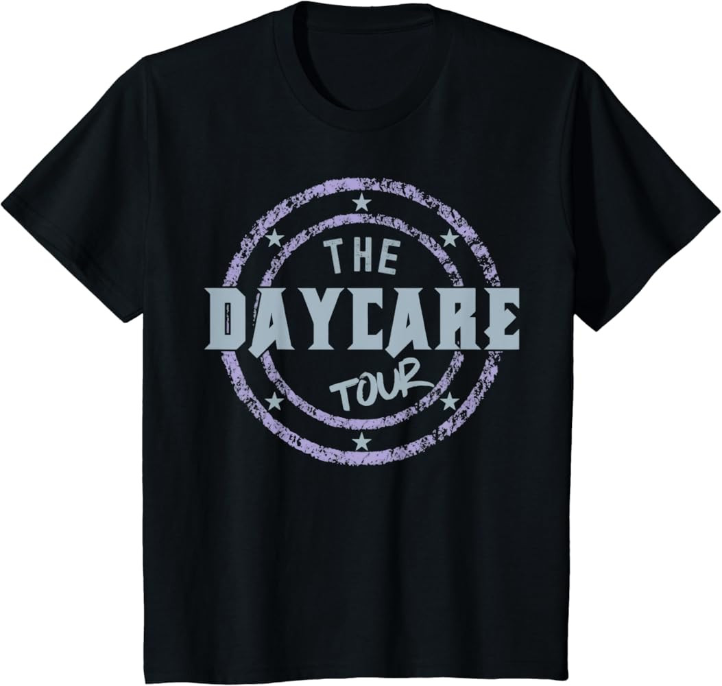 Amazon.com: Daycare Tour Rock Tour Daycare Provider's Life Appreciation T-Shirt : Clothing, Shoes... | Amazon (US)