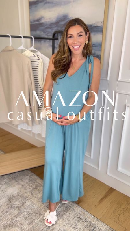 #summeroutfit #maternity #casualoutfit #springoutfit #amazon
These jumpsuits & rompers are the absolute best way to get through summer with minimal effort! One piece wonders is what I like to say! 

#LTKbump #LTKstyletip #LTKfindsunder50