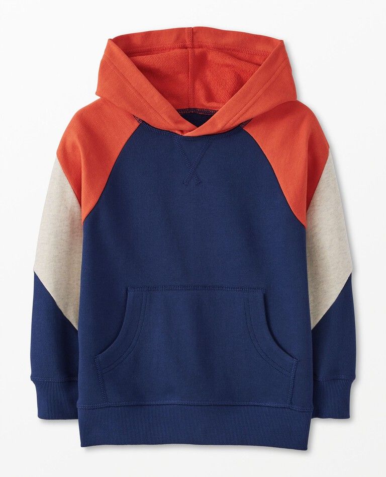 Colorblock French Terry Hoodie | Hanna Andersson