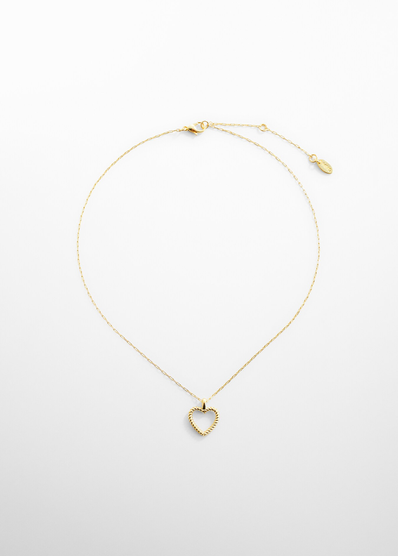 Heart pendant necklace | MANGO (US)