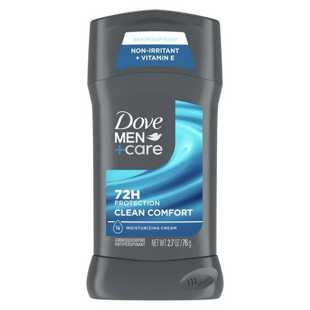 Dove Men+Care Antiperspirant Deodorant Stick for Men Clean Comfort with Moisturizing Cream, 2.7 oz | Walmart (US)