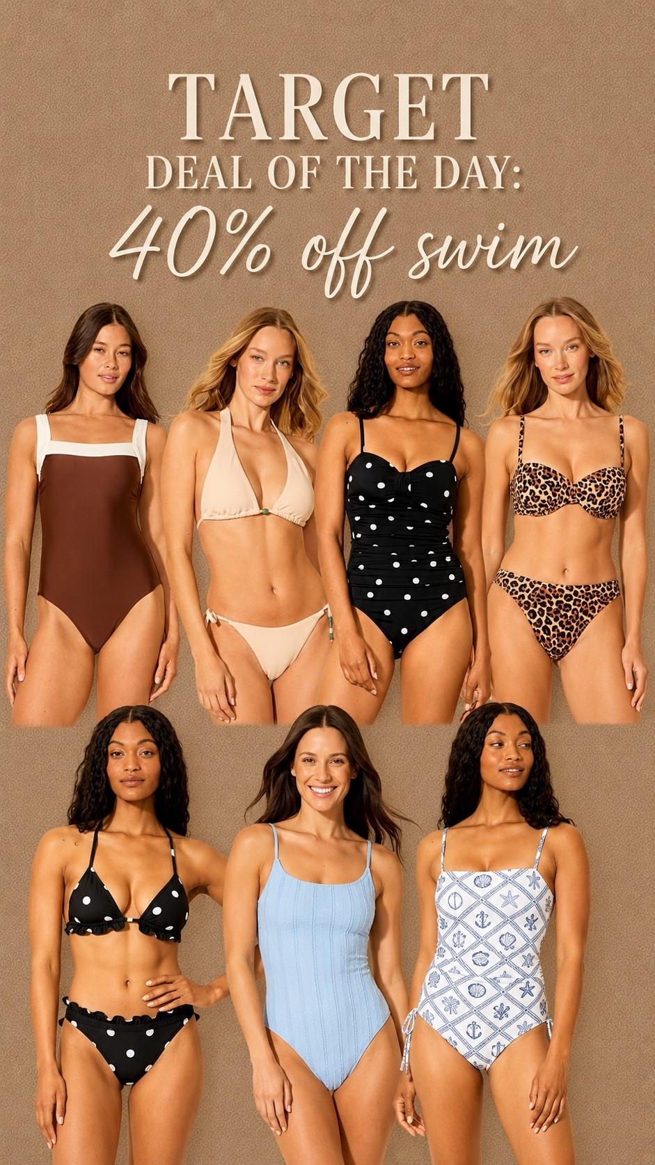 Today only❣️ 40% off swimwear at Target for their dela of the day 🙌🏼

#LTKSaleAlert #LTKSwim #LTKootd