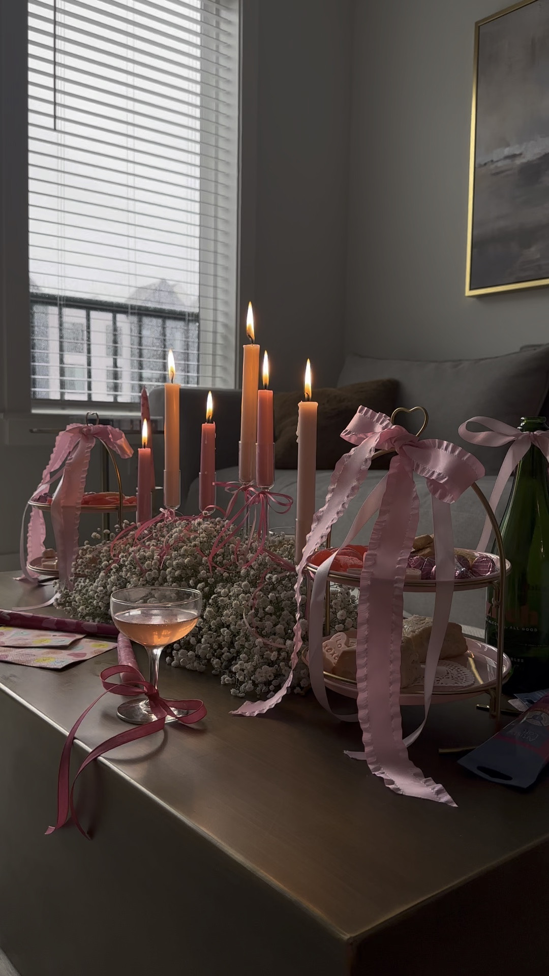 Galentines day party decor that features pink, bows, flowers, champagne, edible glitter, and girly aesthetics. 

Galentines day, Valentine’s Day decor, valentines decor, galentines day decor, galentines decor, galentines party decor, galentines pink decor, pink candlesticks, glass candlestick holder, bows, valentines bows 

#LTKparties #LTKMostLoved #LTKhome