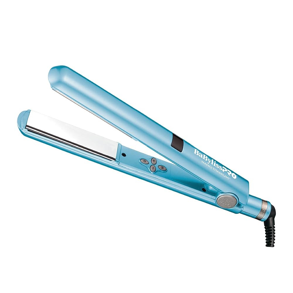 BaBylissPRO Nano Titanium Flat Iron Hair Straightener, 1" Digital Hair Straightener Iron for Prof... | Amazon (US)