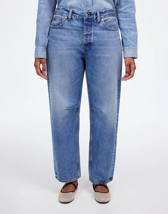 The Curvy Darted Barrel-Leg Jean | Madewell | Madewell