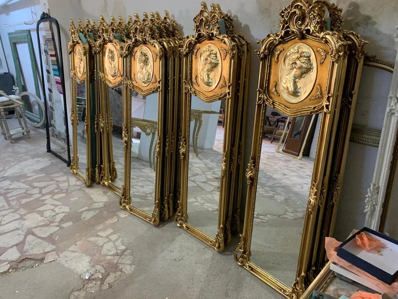 French Mirror, Baroque Mirror, French Mirror Wall, Antique French Style Wall Mirrors, Antique Fre... | Etsy (US)