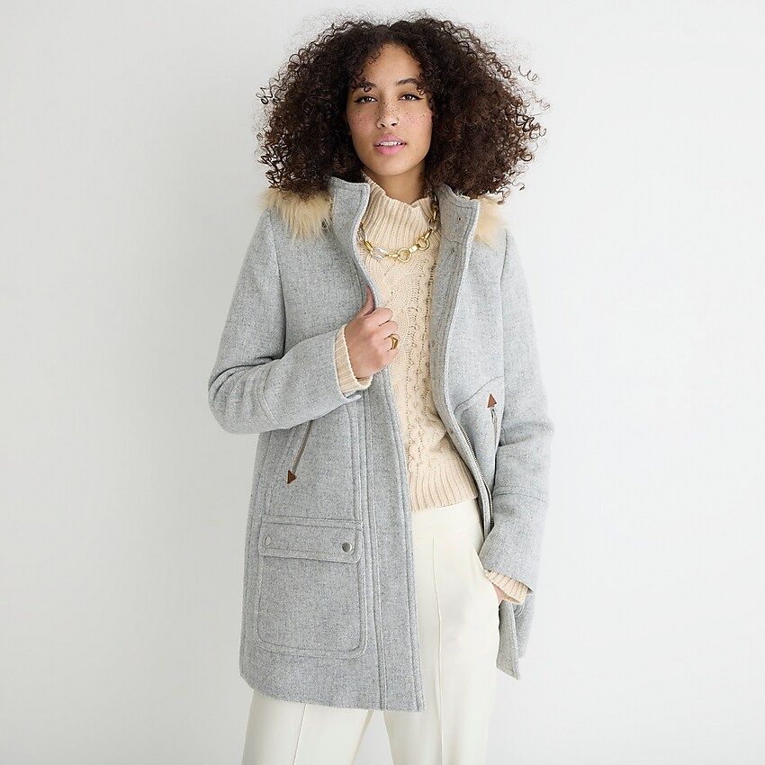 New chateau parka in Italian stadium-cloth wool | J.Crew US