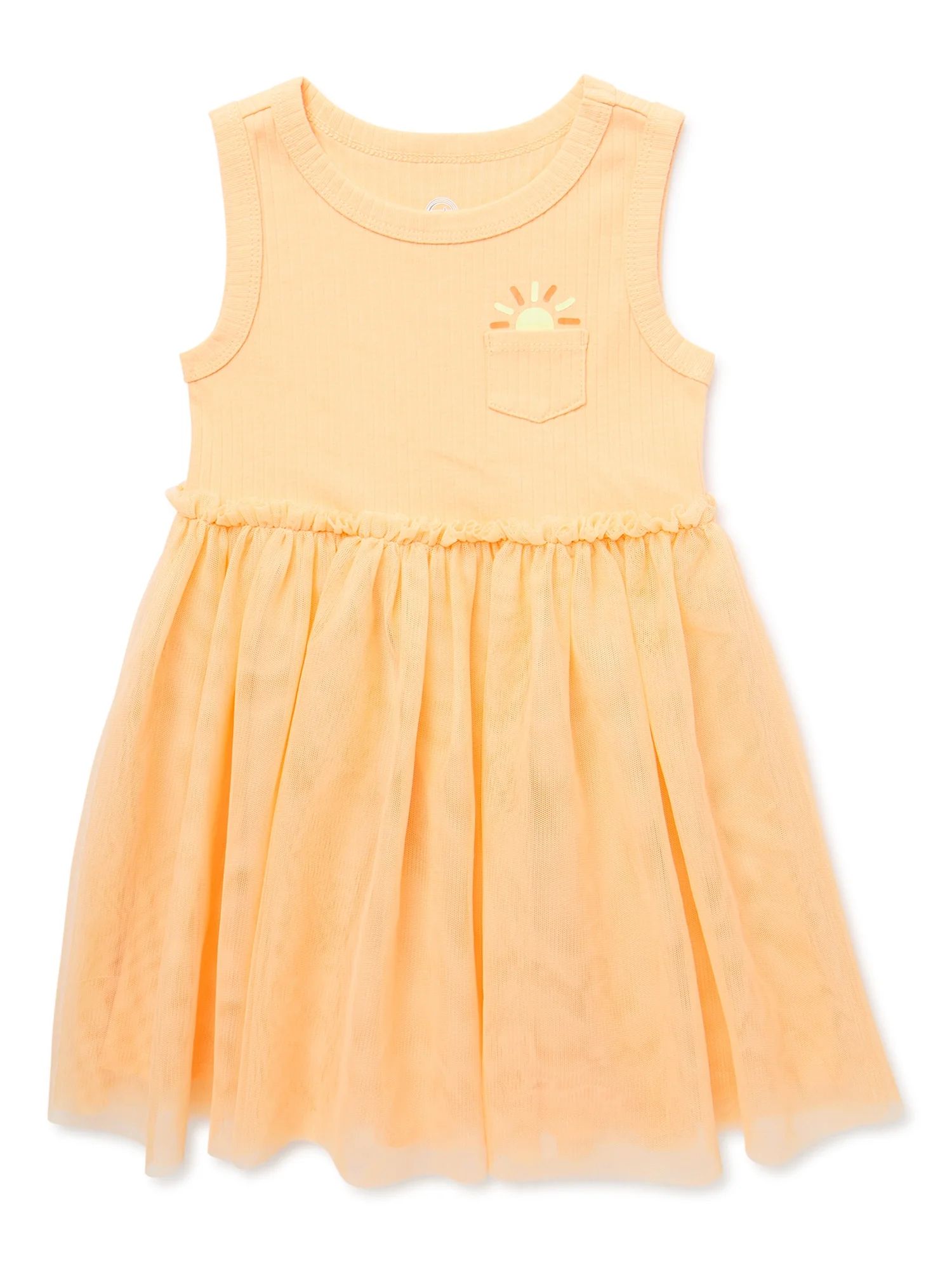 Wonder Nation Toddler Girl Tutu Tank Dress, Sizes 12M-5T | Walmart (US)