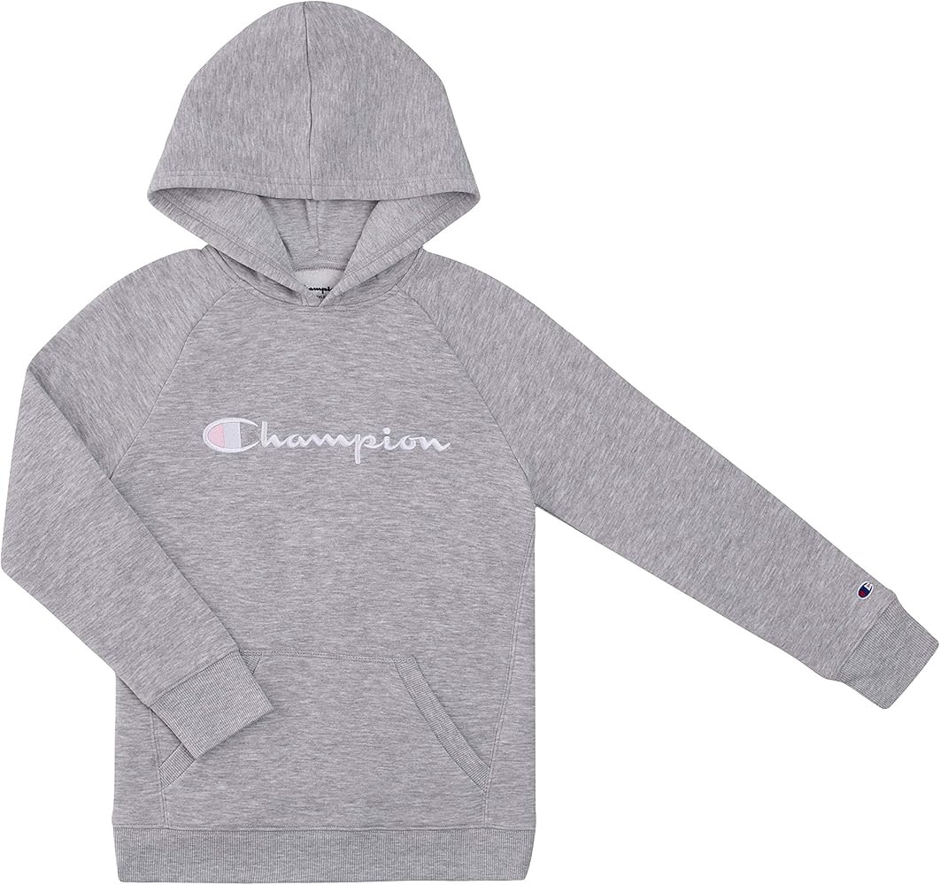 Kids Clothes Sweatshirts Champion Girls Youth Heritage Fleece Pull On Hoody Sweatshirt with Hood | Amazon (US)