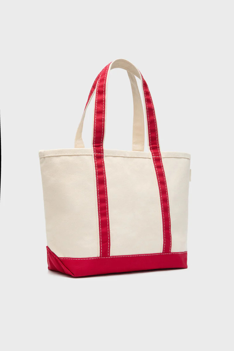 Red Medium Canvas Tote | Tuckernuck (US)
