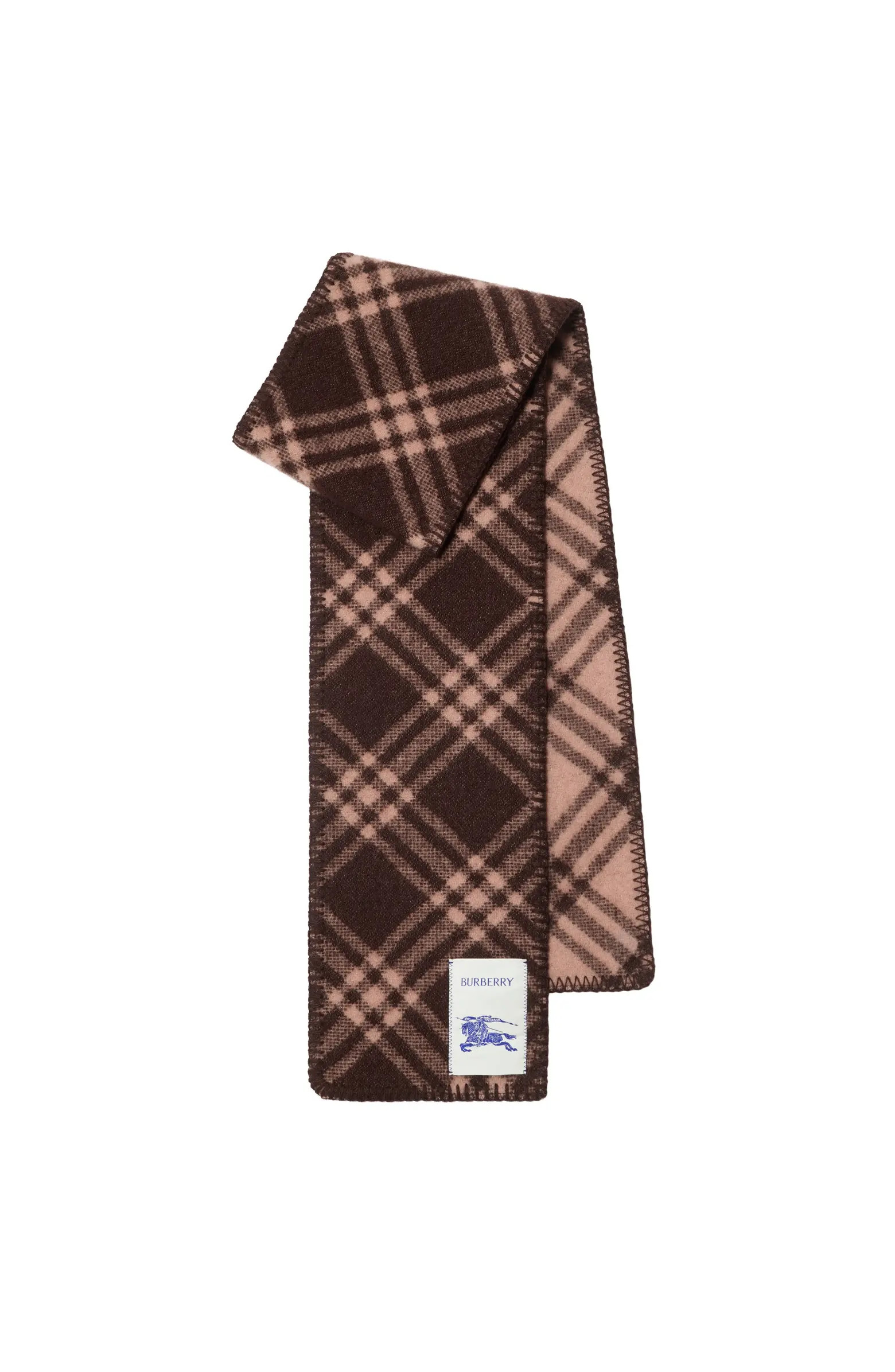 Narrow Check Wool Scarf | Nordstrom