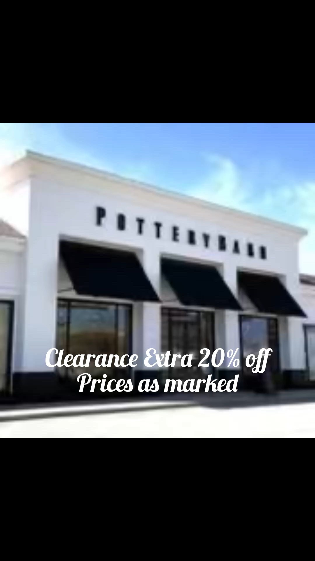 Pottery Barn end-of-holiday sale with an additional 20% off clearance (reductions already reflected in prices)
#potterybarn
#clearancesale

#LTKHome #LTKSeasonal #LTKSaleAlert