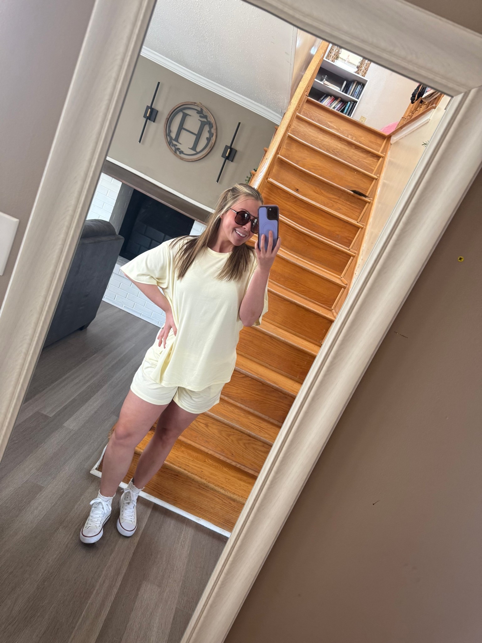 Buttery soft yellow two-piece outfit from Amazon! It’s such a cute spring outfit for my on the go moms. 🩷 I also no longer spend the extra money on sunglasses! Sojos are the BEST

#LTKgrwm #LTKSpringSale #LTKMidsize