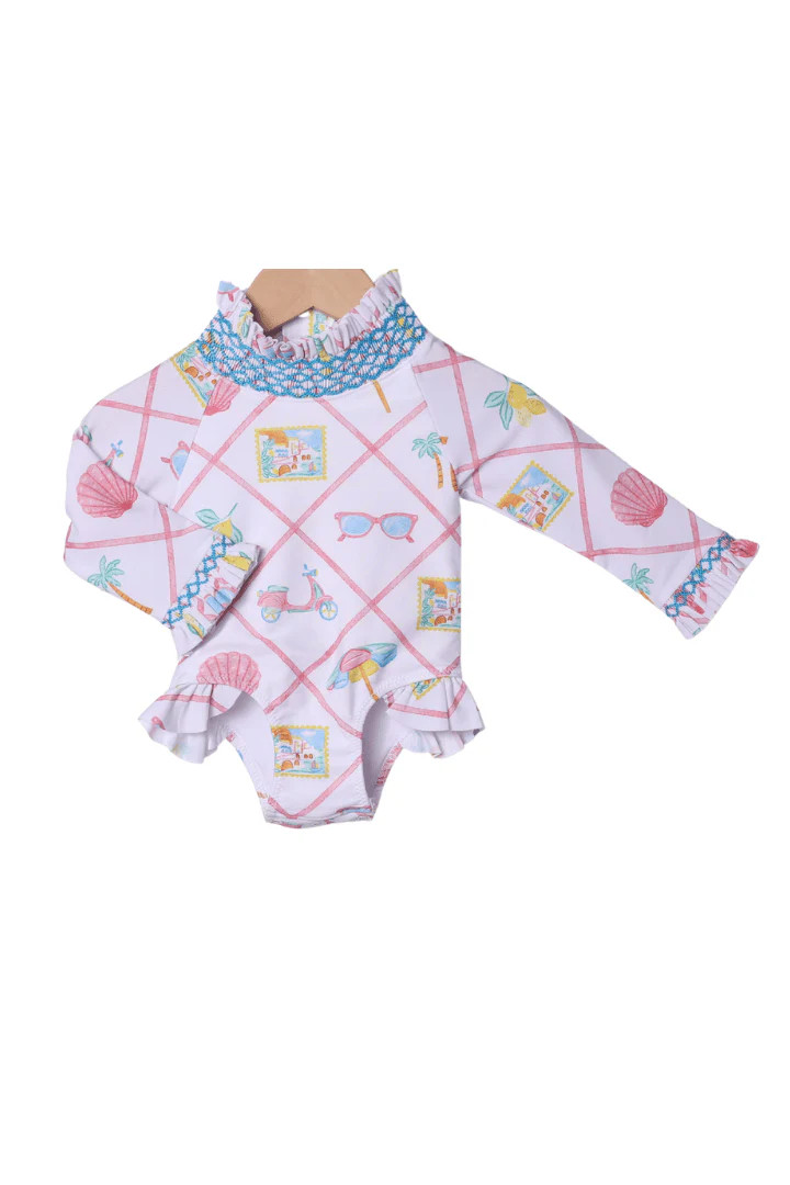 Seaside Charm Smocked Swimsuit | The Smocked Flamingo