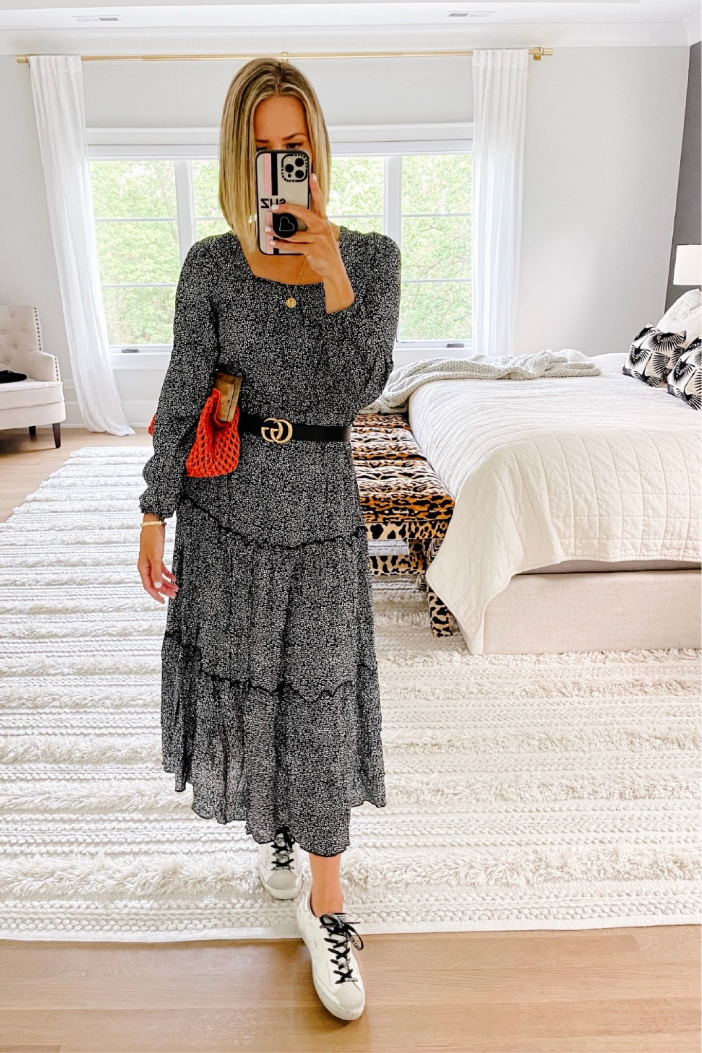 Casual fall outfit idea. I love this Amazon dress paired with golden goose sneakers!

#LTKshoecrush #LTKSeasonal #LTKstyletip