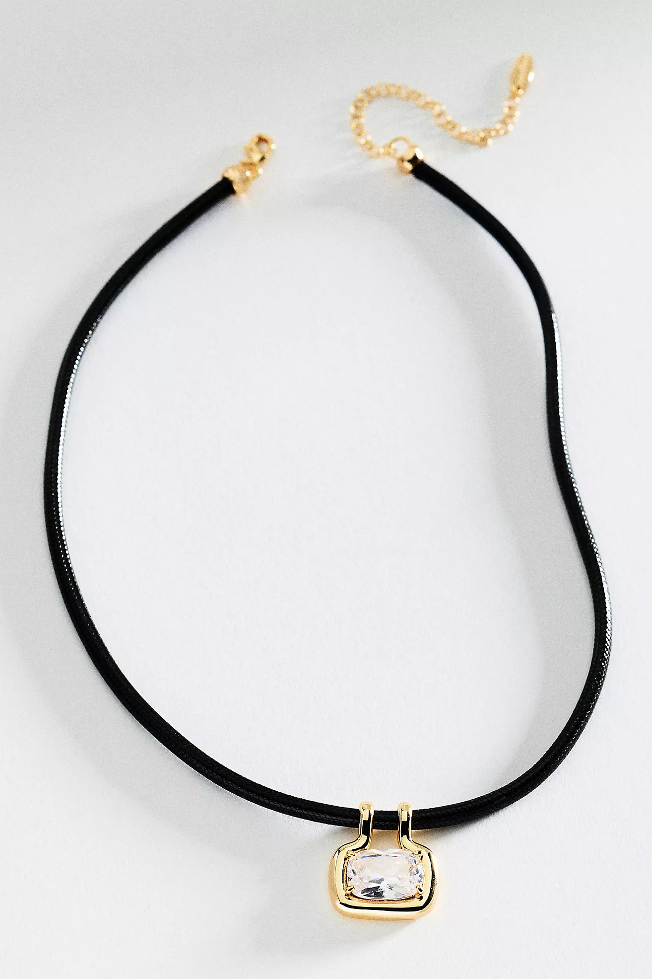 Gem Pendant Cord Necklace | Anthropologie (US)