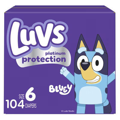 Luvs Pro Level Leak Protection Diapers Giant Pack - Size 6 - 104ct | Target