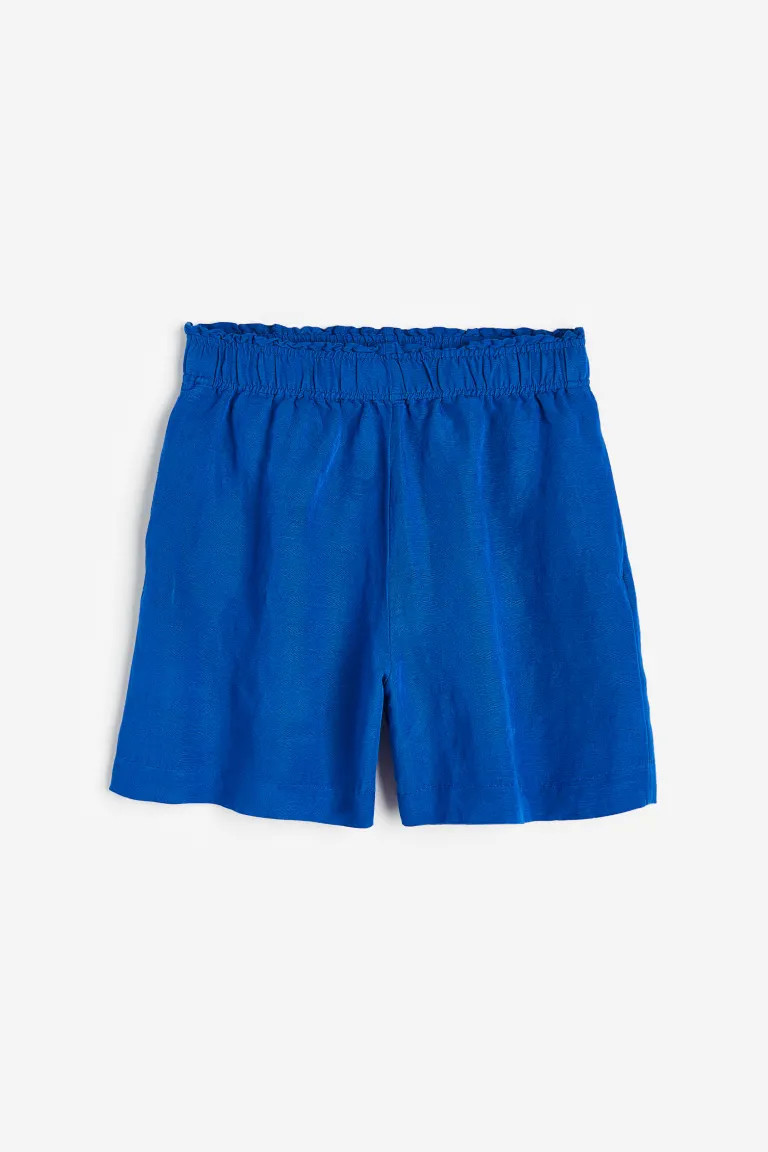 Linen-blend Pull-on Shorts | H&M (US + CA)