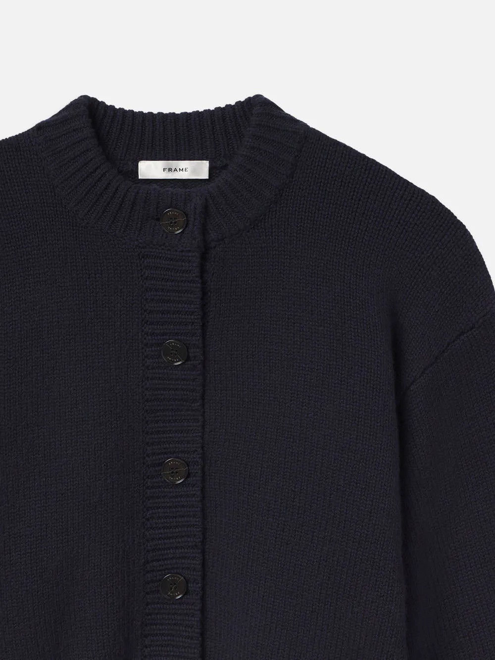 Chunky Femme Cardi  in  Navy | Frame Denim