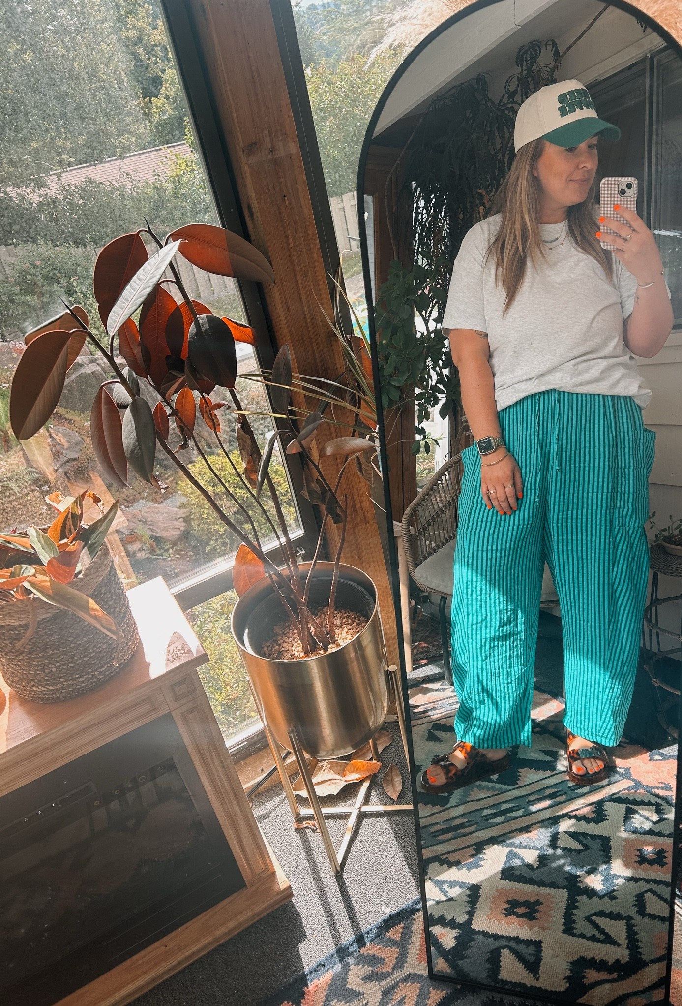 Comfy and colorful for our road trip to the cabin! These Amazon pants have been on repeat. Love the lightweight fabric for summer. Also obsessed with these new jelly sandals that just came yesterday, you’ll be seeing them for the foreseeable future

#LTKootd #LTKmomlife #LTKMidsize