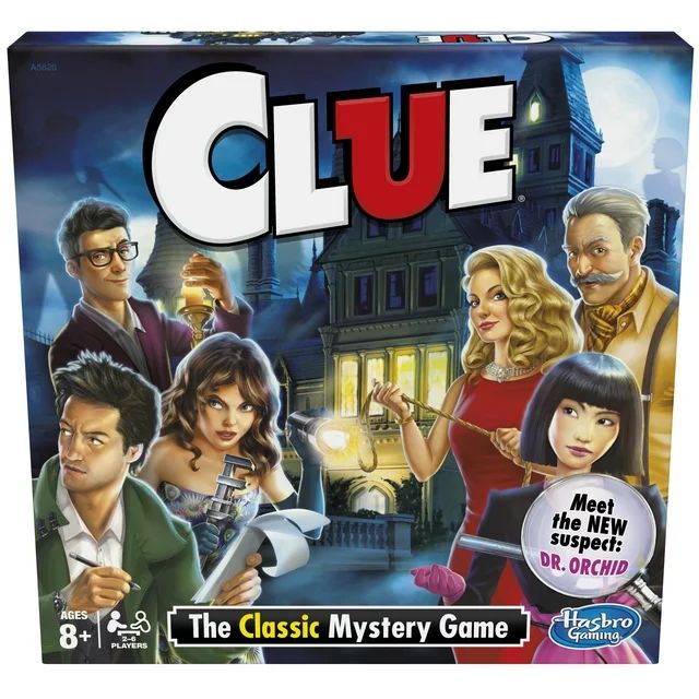 Clue Board Game, Mystery Game for Kids Ages 8 and Up, Family Games for 2-6 Players | Walmart (US)
