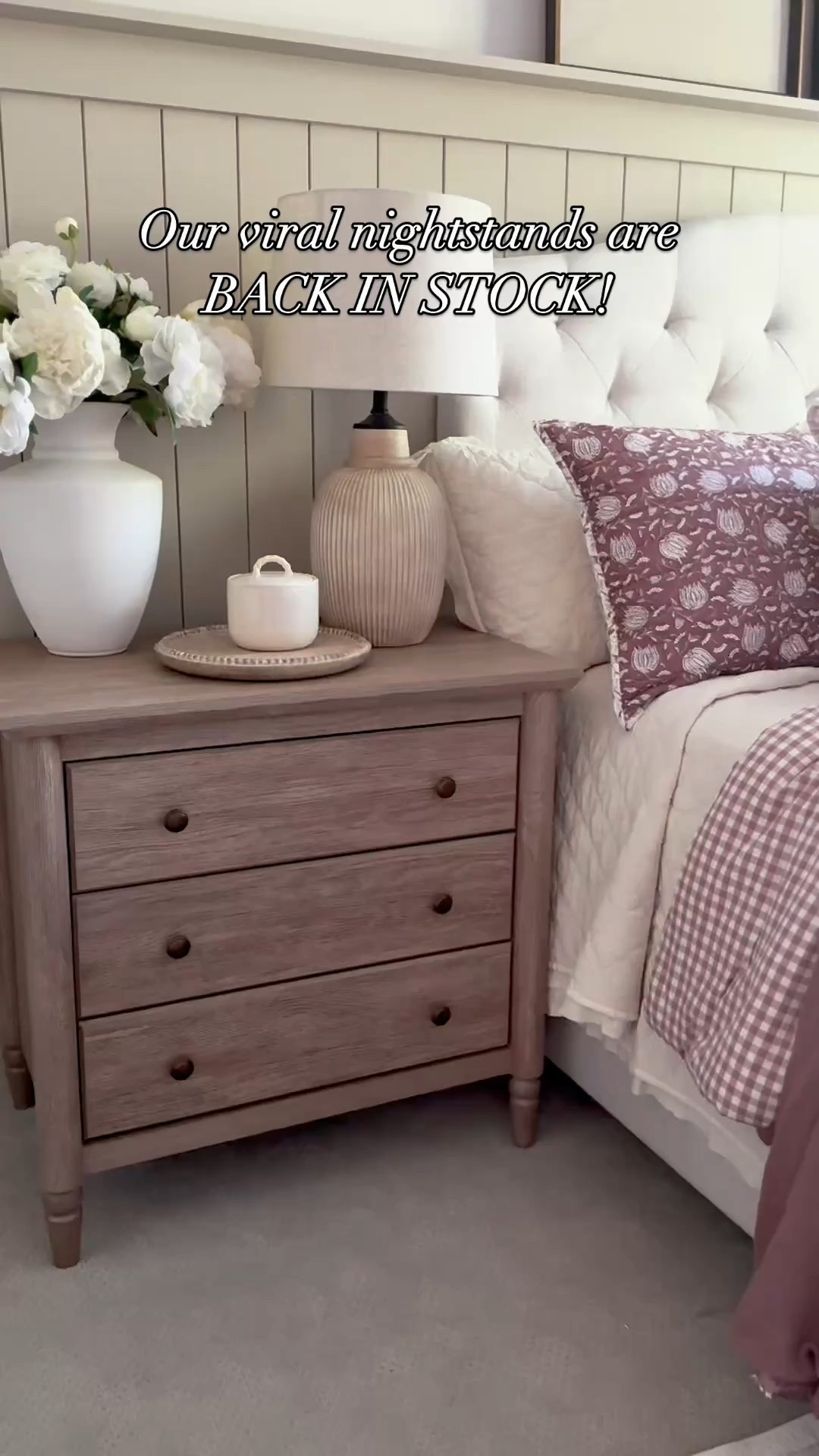 Our nightstands are back!! But they sell out fast so hurry! 

#LTKWatchNow #LTKHome #LTKSeasonal