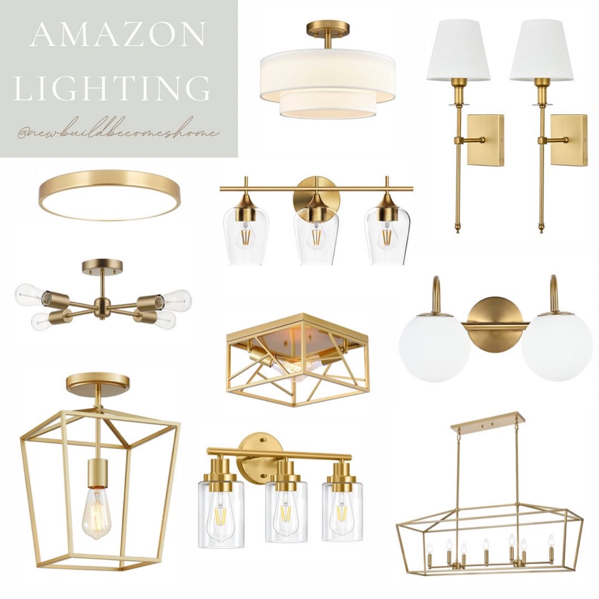 Gold lighting fixtures for all around the home 



#LTKsalealert #LTKhome #LTKfamily