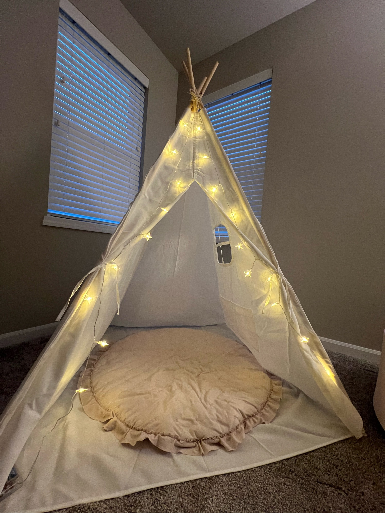 Kids tent for playroom! 
ChatGPT
Playroom decor
Kids' playroom
Playroom organization
Playroom design
Playroom ideas
Playroom storage
Playroom furniture
Playroom colors
Toddler playroom
Montessori playroom
Playroom accessories
Playroom essentials
Small playroom
Playroom rug
Playroom wall art
Playroom shelves
Playroom DIY
Educational playroom
Gender-neutral playroom
Playroom inspiration

#LTKGiftGuide #LTKkids #LTKHoliday