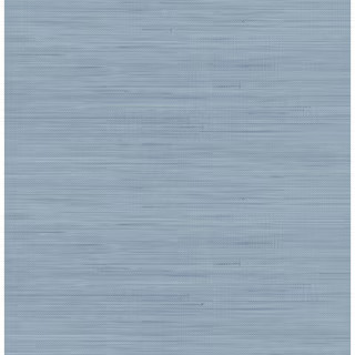 Society Social Mineral Blue Classic Faux Grasscloth Peel and Stick Wallpaper | The Home Depot