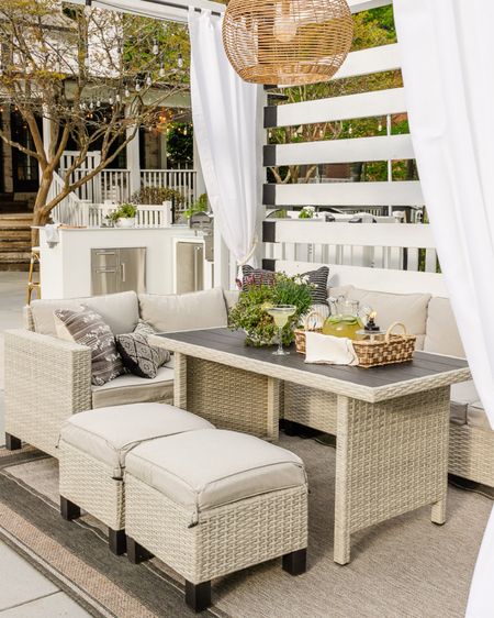 FINALLY available again!!

Outdoor furniture, outdoor sectional, Walmart Better home and Gardens

Better Homes & Gardens
Better Homes & Gardens Brookbury 5 Piece Wicker Outdoor Sectional Dining Set - Light Gray/ Beige

#LTKhome #LTKSeasonal