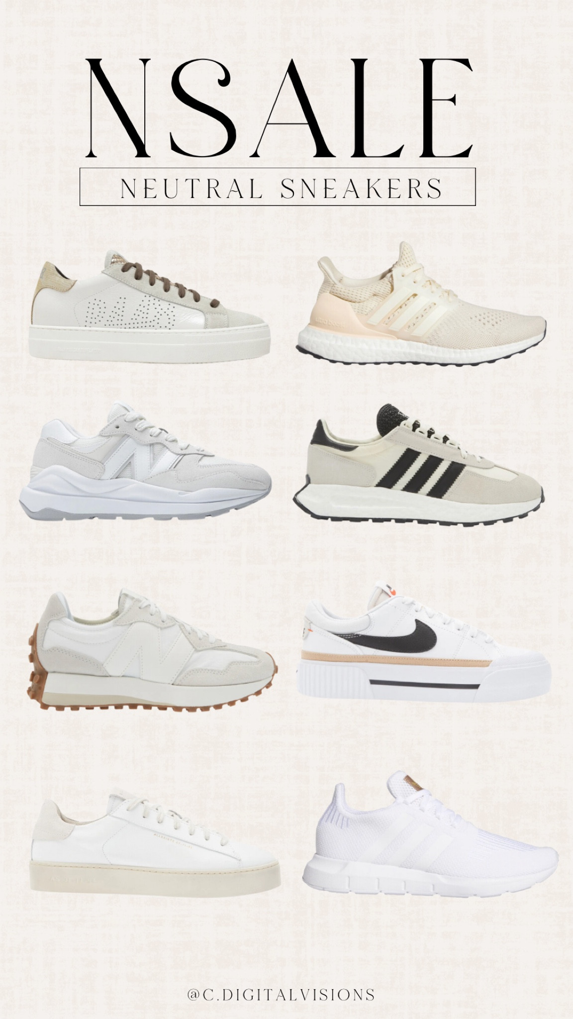Nordstrom anniversary sale neutral sneakers I want them allll 😅

Neutral sneakers, casual outfit, everyday sneakers, white sneakers, Nike, adidas, new balance, workout shoes, gym shoes, running shoes

#LTKsalealert #LTKshoecrush #LTKxNSale