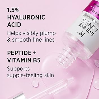 IT Cosmetics Bye Bye Lines 1.5% Hyaluronic Acid Serum - Visibly Plumps Skin & Smooths Fine Lines ... | Amazon (US)