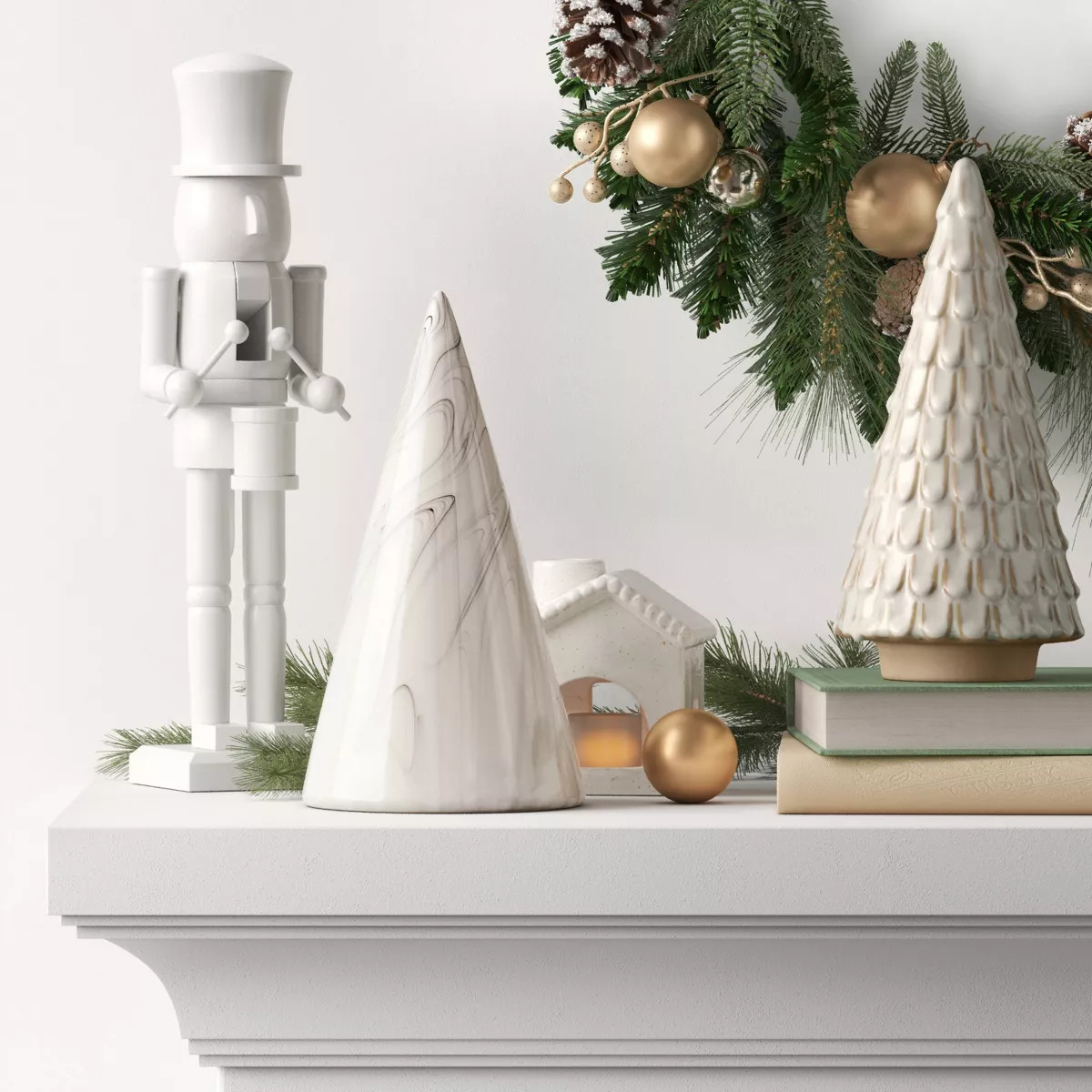 9" Ceramic Christmas Tree Figurine - Wondershop™ White | Target