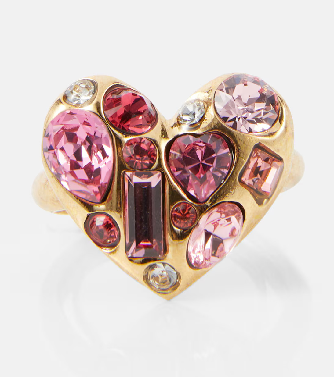 Gemstone Heart embellished ring | Mytheresa (US/CA)