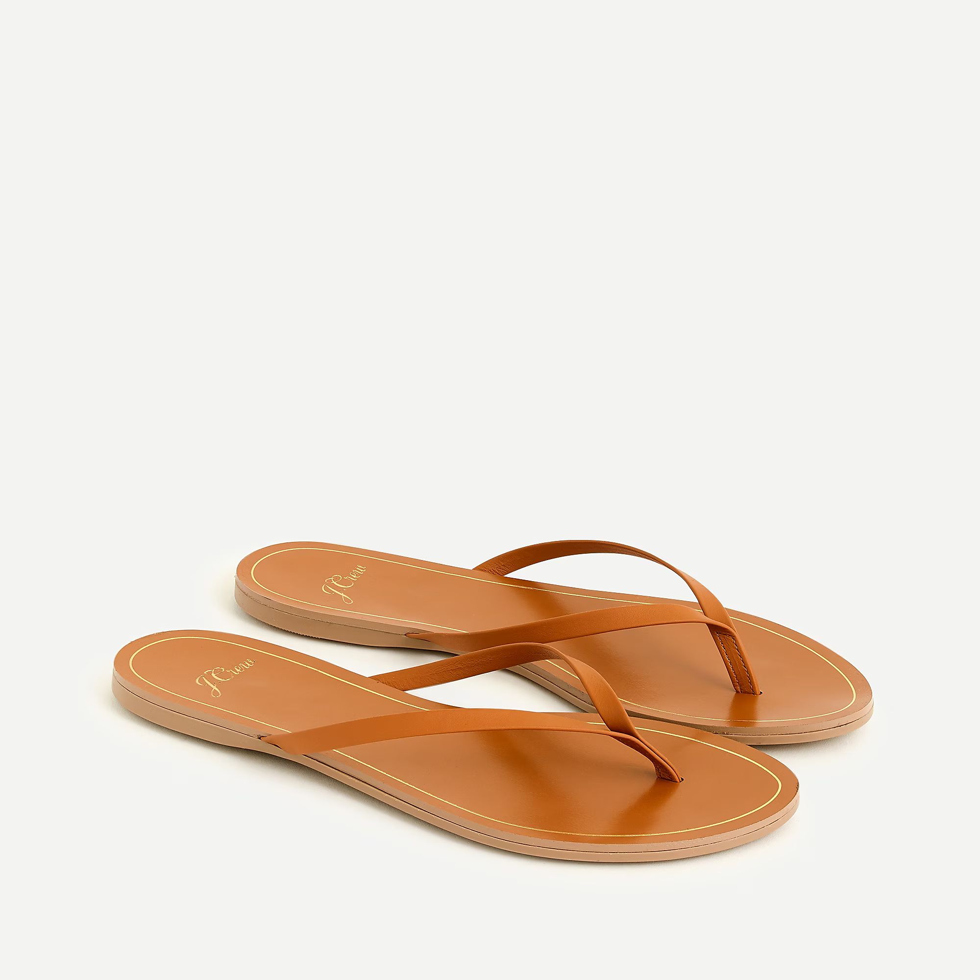 Leather capri sandals | J.Crew US