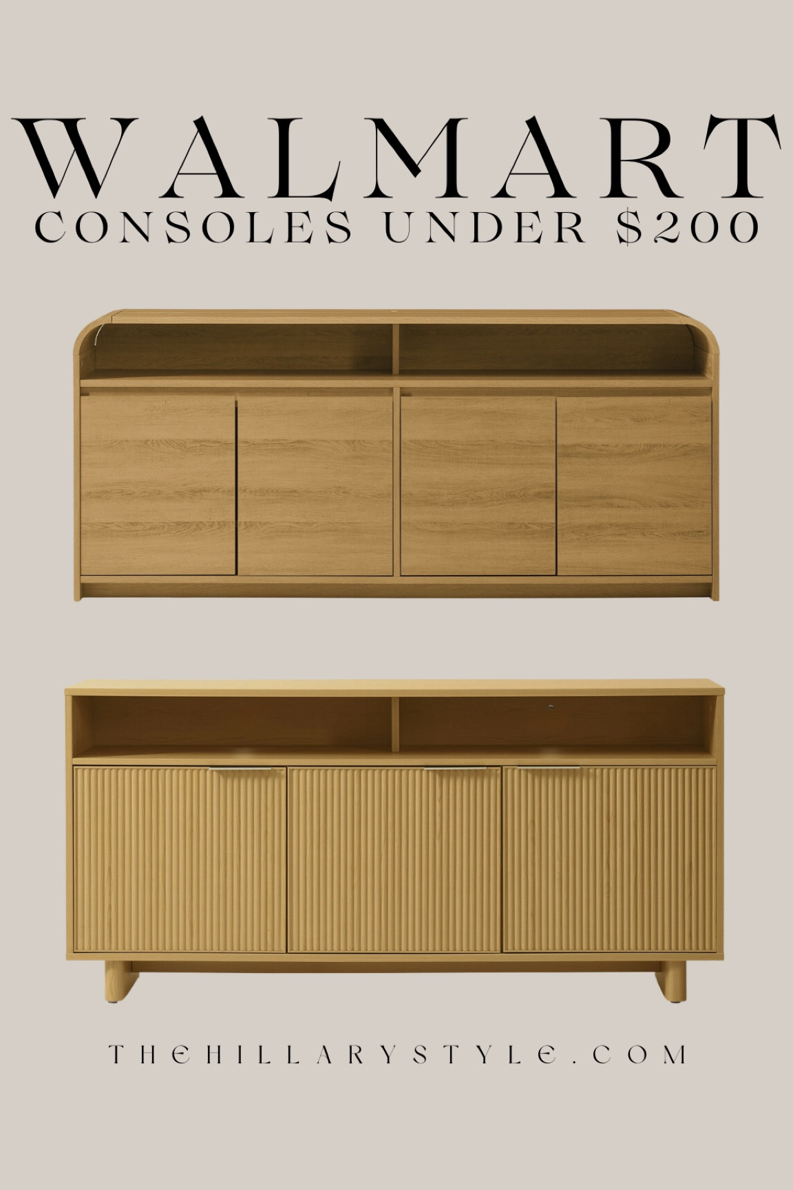 WALMART Consoles & Furniture Under $200

#LTKSeasonal #LTKHome #LTKStyleTip