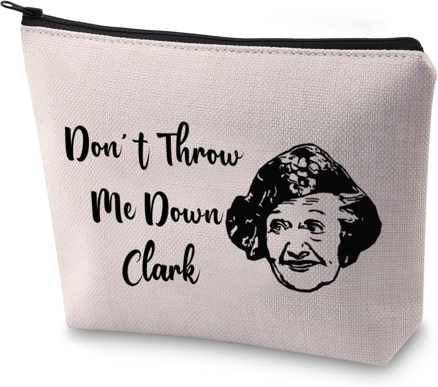Christmas Vacation Gift Don't Throw Me Down Clark Makeup Bag National Lampoons Aunt Gift | Amazon (US)