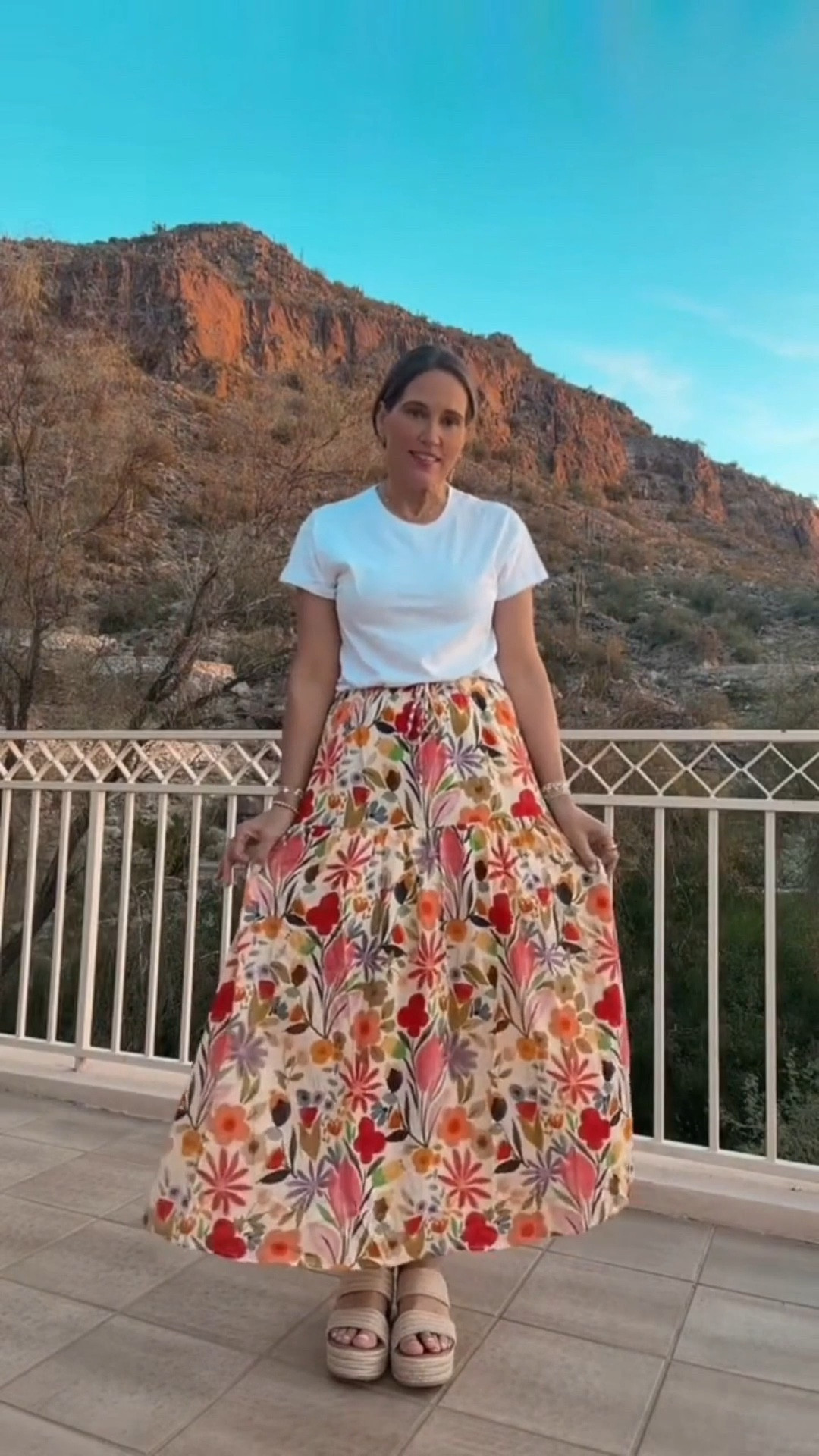 Loving this new maxi skirt from Social Threads. Paired it with a white tee, sandals, and some jewelry for an outfit I’ll be wearing on repeat! Plus, packing for my next warmer weather vacation!

#LTKOver40 #LTKSeasonal #LTKMidsize