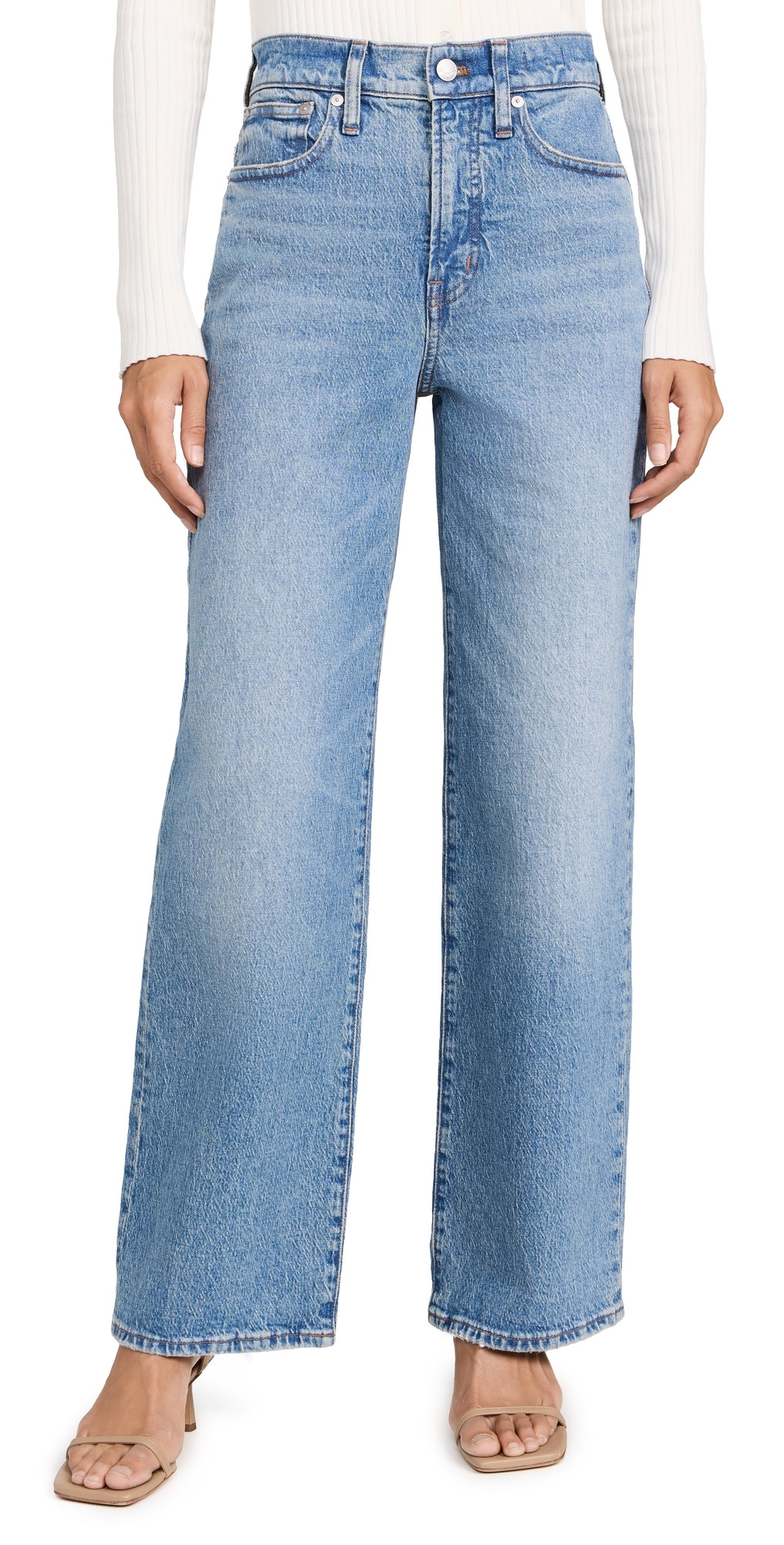 Madewell The Perfect Vintage Wide Leg Jeans Enmore Wash 26 | Shopbop